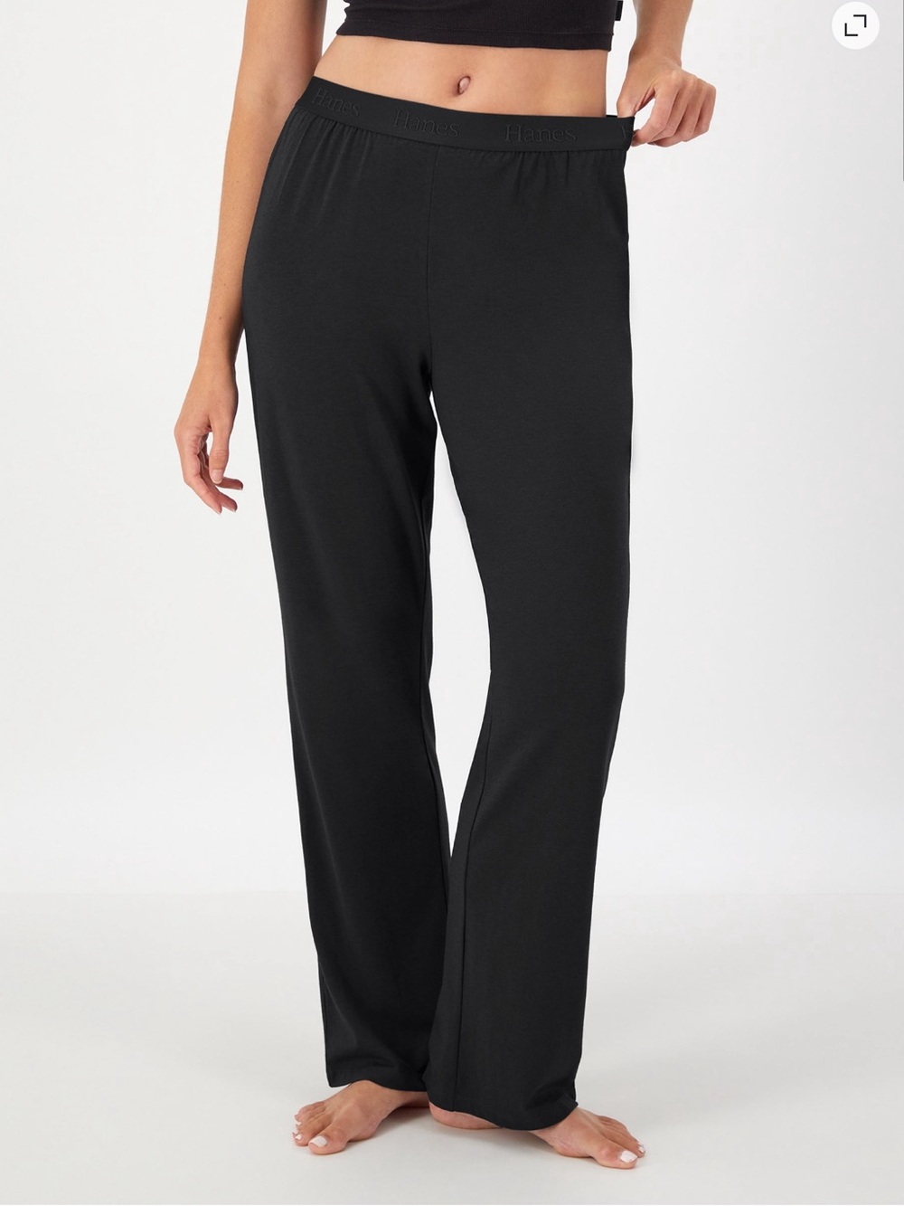 Hanes Originals Women's SuperSoft Comfywear Lounge Pants,
30" Black 2XL